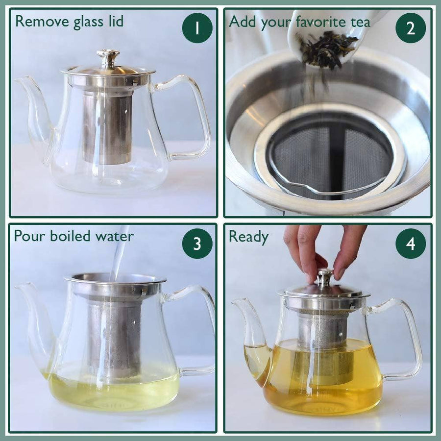 Radiance - Glass Tea Pot with Infuser